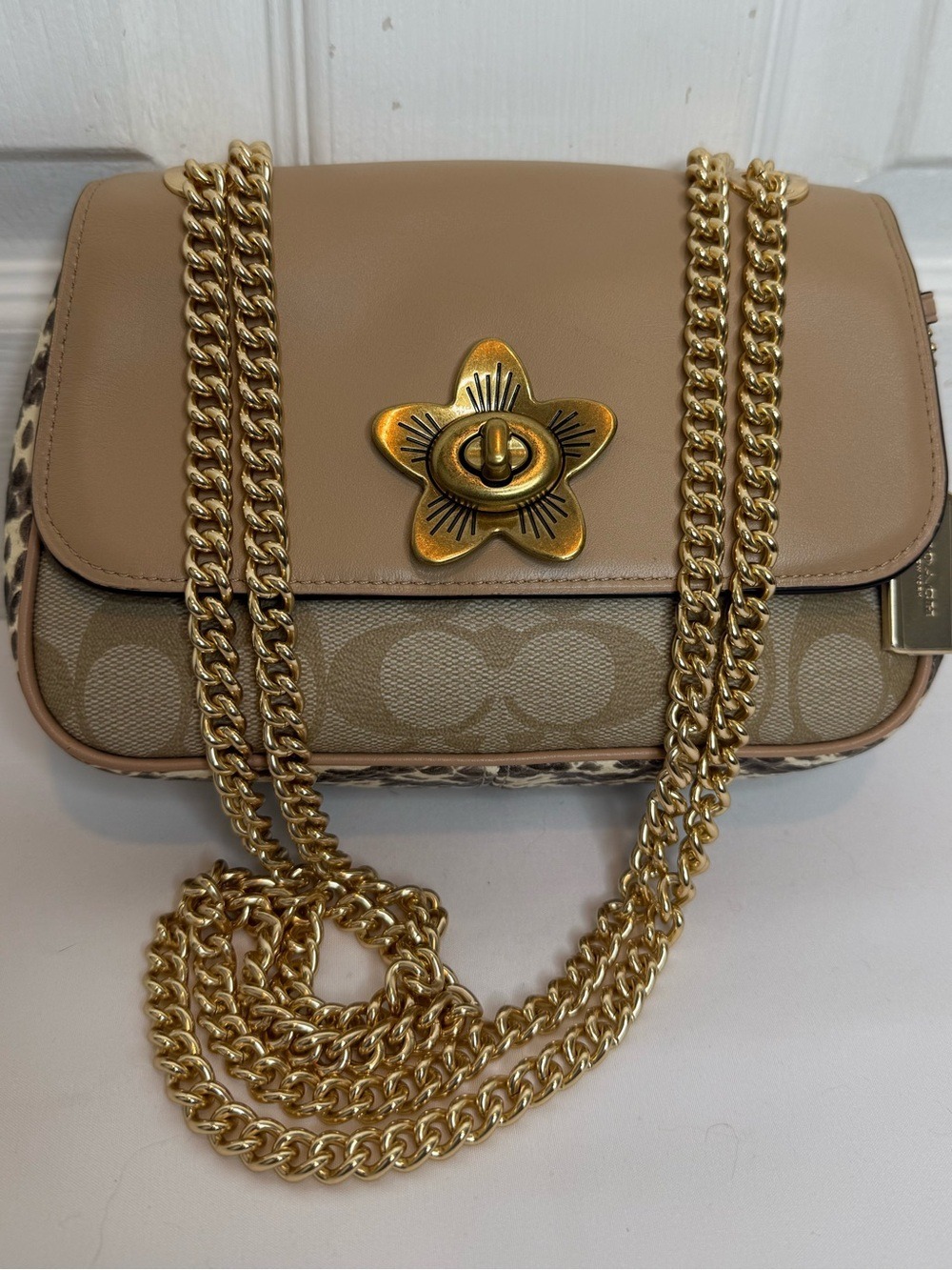 COACH MINI CASSIDY CROSSBODY BAG IN SIGNATURE CANVAS - Picture 1 of 16